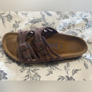 Birkenstock Granada brown leather sandals, women’s European sz 37